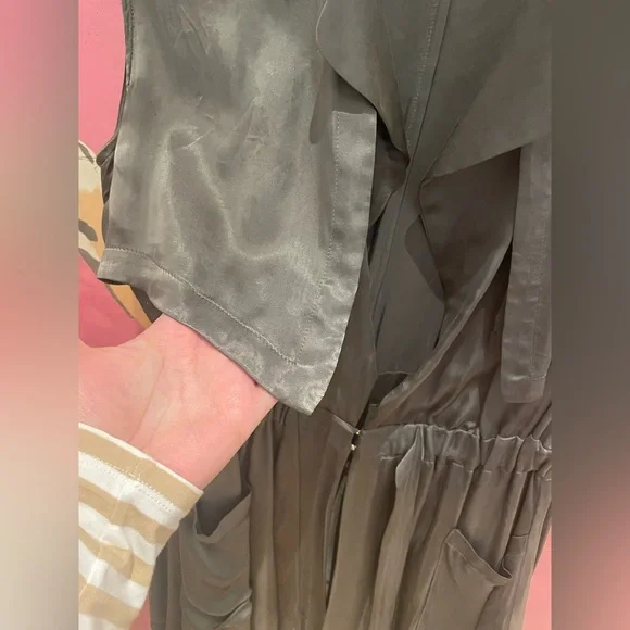 BeBe silky vest/dress/trench - Picture 9 of 15